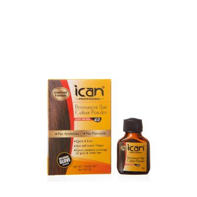 Permanent Hair Color Powder - Dark Brown