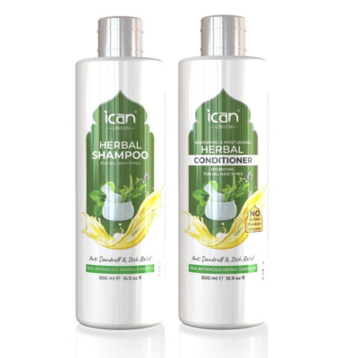 iCan London Herbal Shampoo and Conditioner