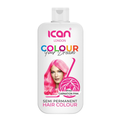 iCAN London Semi-Permanent Hair Colour – Carnation Pink