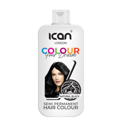 iCAN London Semi-Permanent Hair Colour – Natural Black