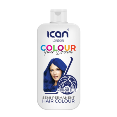 iCAN London Semi-Permanent Hair Colour – Midnight Blue