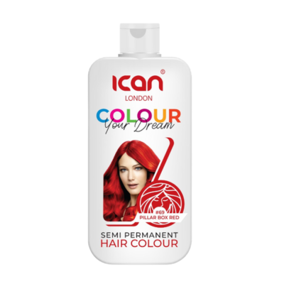 iCAN London Semi-Permanent Hair Colour – Pillar Box Red
