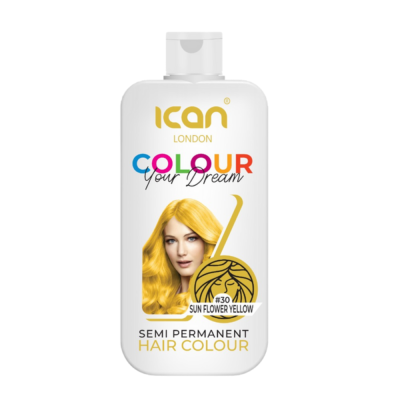 iCAN London Semi-Permanent Hair Colour – SunFlower Yellow