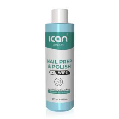 Nail Prep & Polish 2 in 1 Wipe Gel Polish Residue Cleaner