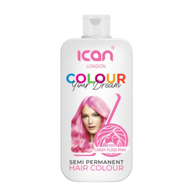 iCAN London Semi-Permanent Hair Colour – Candy Floss Pink