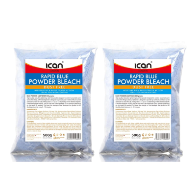 Rapid Blue Dust-Free Hair Bleaching Powder Strong Formula 1kg (2 X 500g)